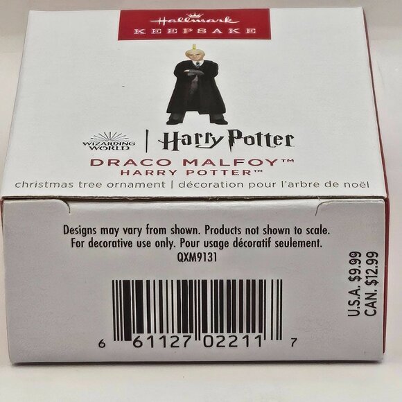 Hallmark 2024 DRACO MALFOY Harry Potter Miniature Wizarding World Warner Brother - Picture 10 of 10